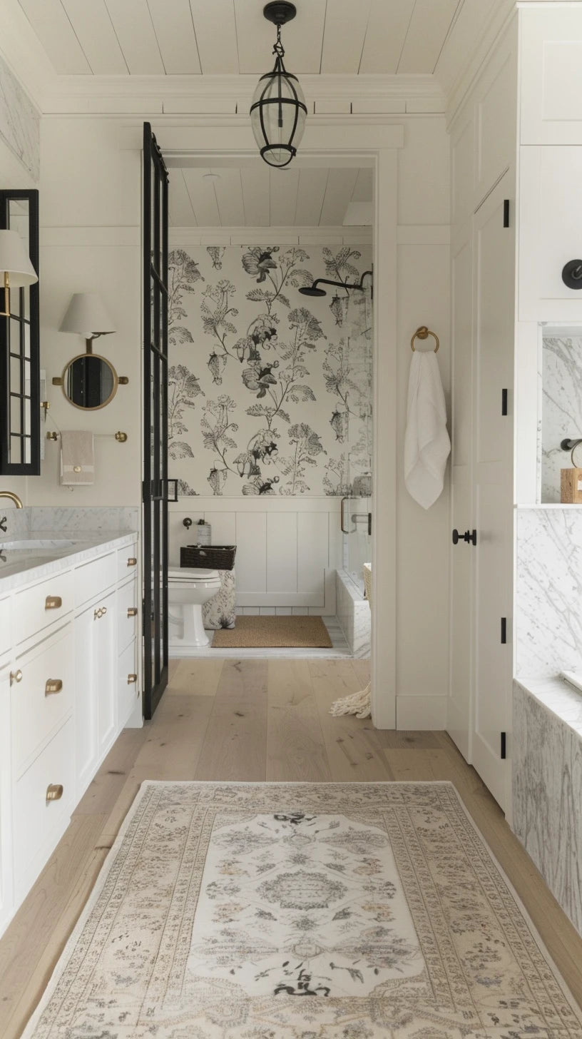 Modern Organic Cottage Bathroom
