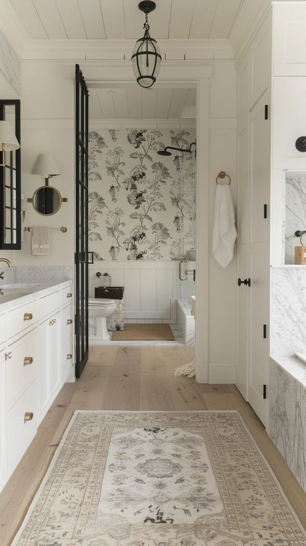 Modern Organic Cottage Bathroom