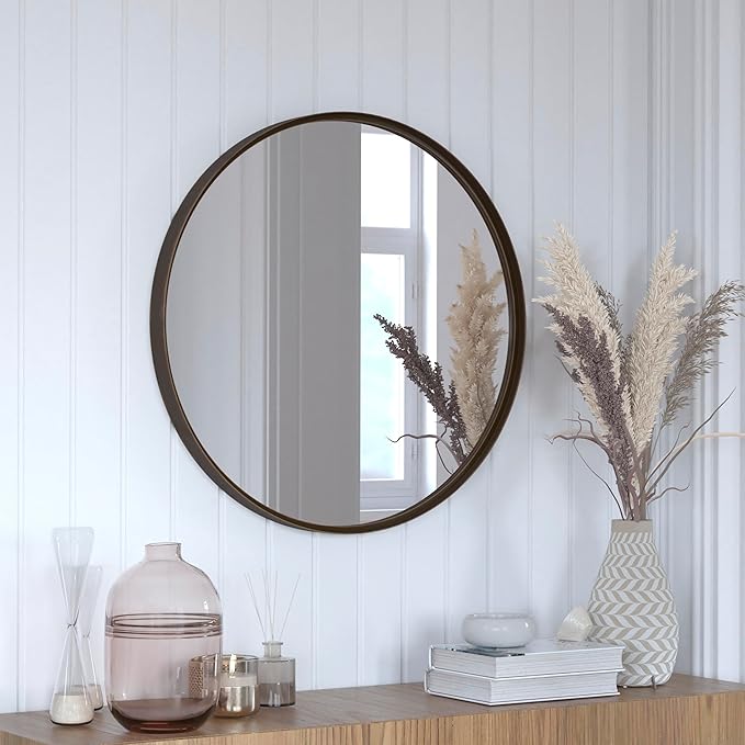 Jennifer Large Round Wall Mirror