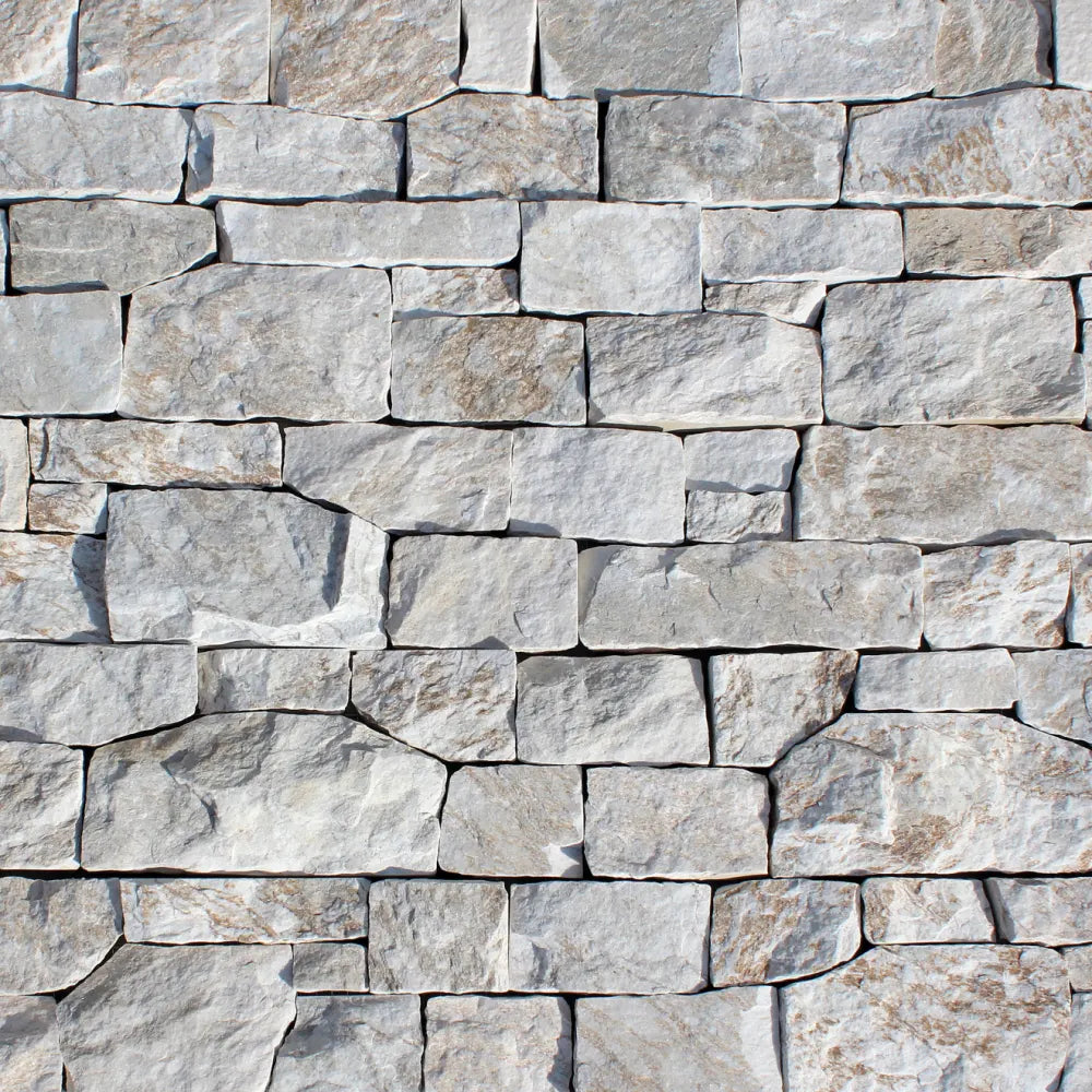 Jumbo Ledger 8" x 22" Marble Wired Mesh in Malibu White