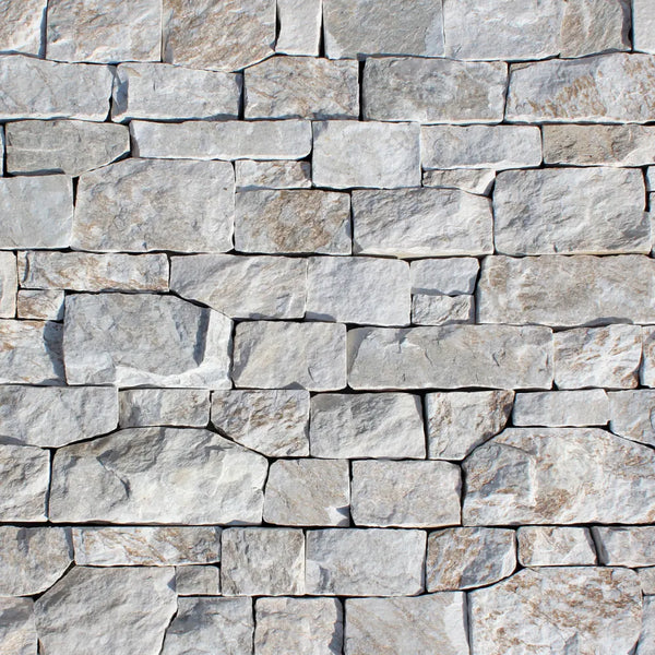 Jumbo Ledger 8" x 22" Marble Wired Mesh in Malibu White