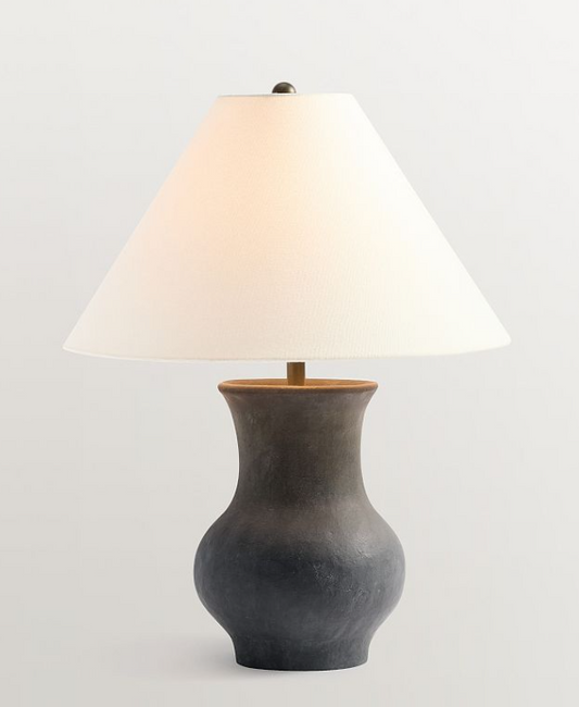 Artisan Ceramic Table Lamp (22''-27")