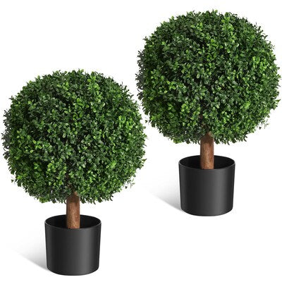 Artificial Topiary Boxwood Ball Trees