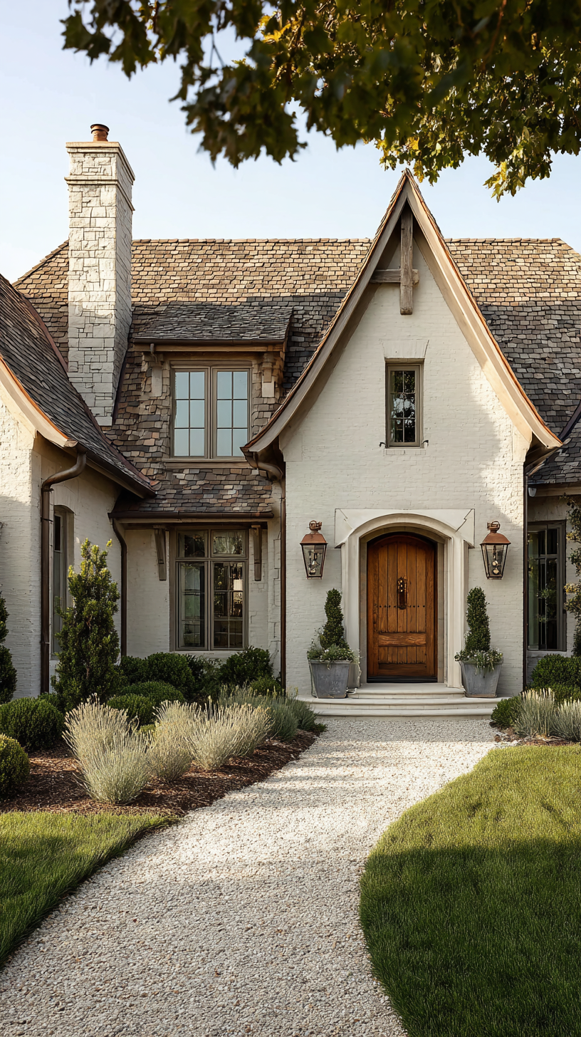 Country French Home Floor Plan - 2 Page PDF by Licensed Architect, Ai Generated Images